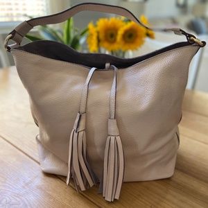 Victoria Napoli Pink Leather Hand Bag